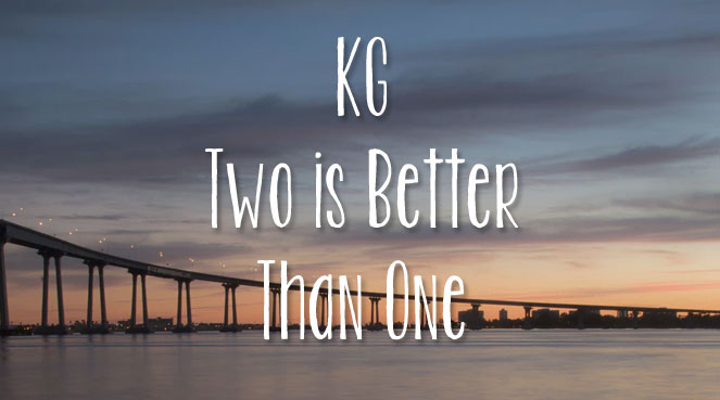 KG Two is Better Than One