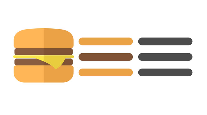 Les alternatives aux menus hamburger