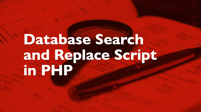 Search & Replace Databases