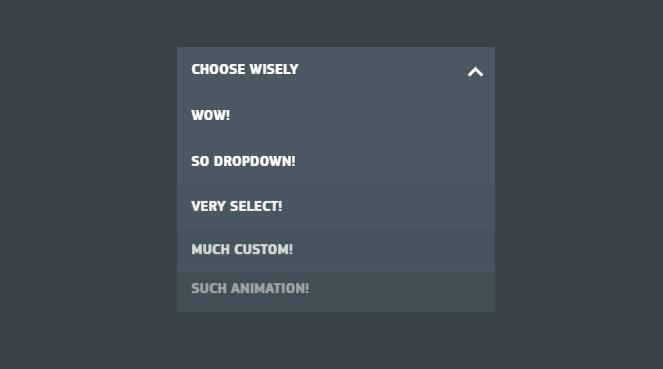 Custom select box